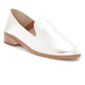 Lucky Brand Silver Cahill loafers